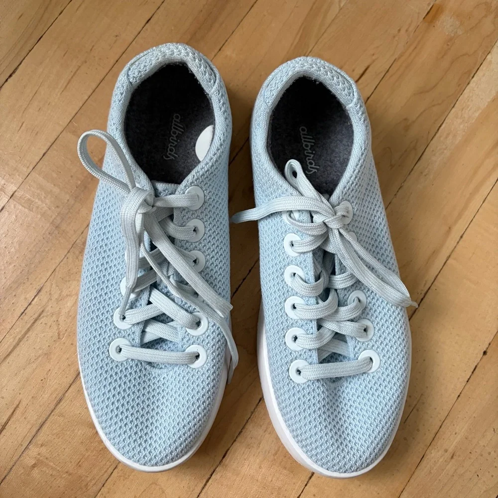 Allbirds Women's Tree Piper‎ Dreamy Blue/green Cream Hush Sole Women’s Size 9 - Picture 5 of 12